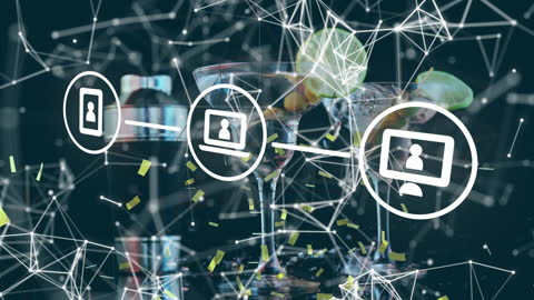 Digital Networking with Cocktail Party Vibes