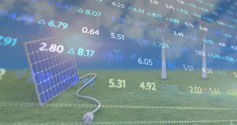 Renewable Energy Visualization with Financial Data Overlay