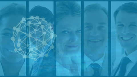 Global Networking and Collaboration Concept with Diverse Leaders