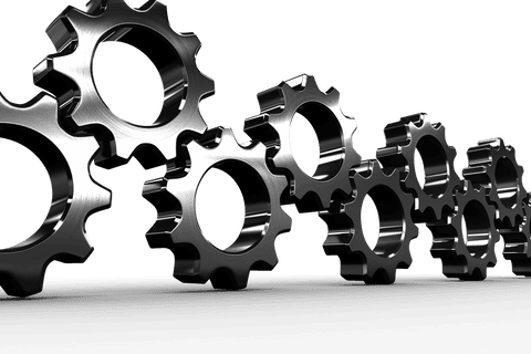 transparent metal cogs and wheels in linear connection - Download Free Stock Videos Pikwizard.com