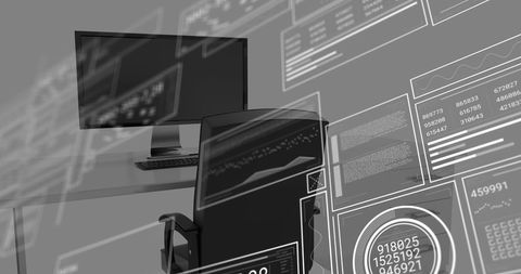 Digital Interface with Data Processing Concept - Download Free Stock Images Pikwizard.com