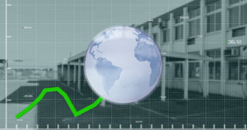 Digital Global Graph Rise on Light Ambient