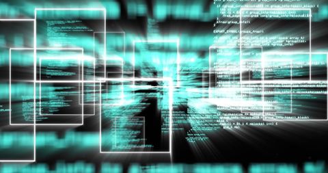 Abstract Data Processing Digital Interface Concept - Download Free Stock Images Pikwizard.com