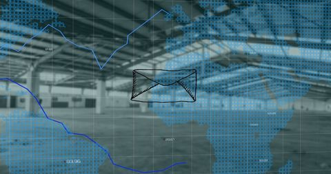 Global networking technology overlay with business data