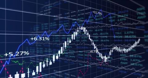 Dynamic Financial Data Analytics and Stock Market Trends - Download Free Stock Images Pikwizard.com