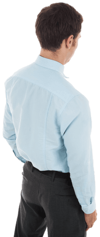 transparent elegance in business attire against white - Download Free Stock Videos Pikwizard.com