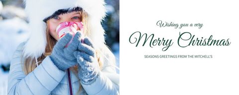 Festive Woman Drinking Hot Beverage in Snowy Winter Scene - Download Free Stock Templates Pikwizard.com