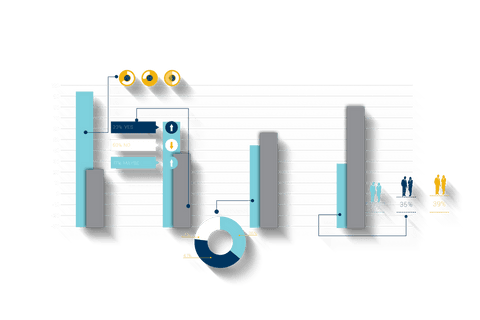 Digital Interface Charts on Transparent Background for Business Data Analysis - Download Free Stock Videos Pikwizard.com