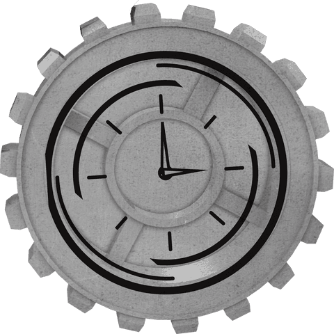 transparent gear clock with futuristic design and intricate details - Download Free Stock Videos Pikwizard.com