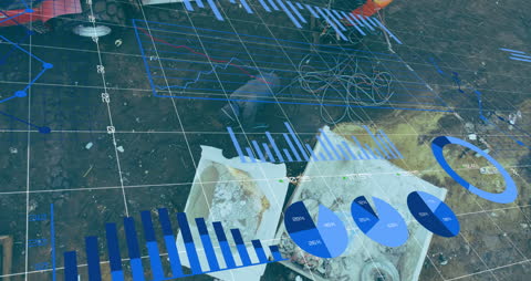 Global Business Trends with Financial Data Overlays