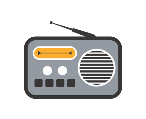 gray radio vector illustration on transparent background - Download Free Stock Videos Pikwizard.com