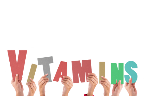 Hands Holding Colorful Vitamins Text on Transparent Background - Download Free Stock Videos Pikwizard.com