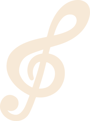 elegant treble clef in beige with transparent background for music design - Download Free Stock Videos Pikwizard.com