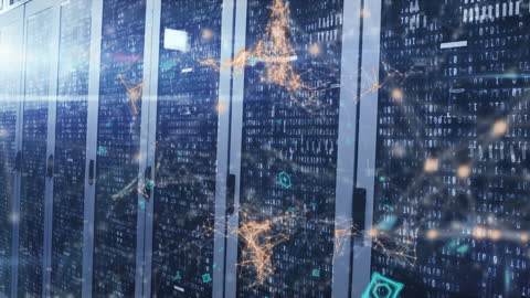 Global Network and Data Connectivity in Server Room