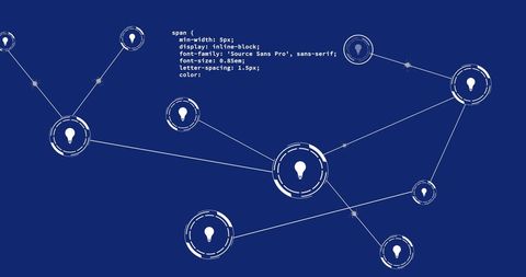 Concept network of ideas and communication in technology
