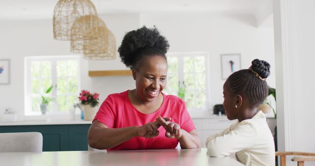 Grandmother and Granddaughter Bonding at Home - Download Free Stock Images Pikwizard.com