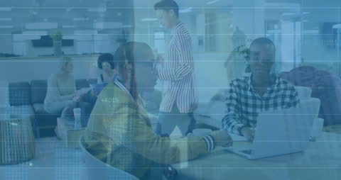 Business Team Analytical Digital Financial Workflow