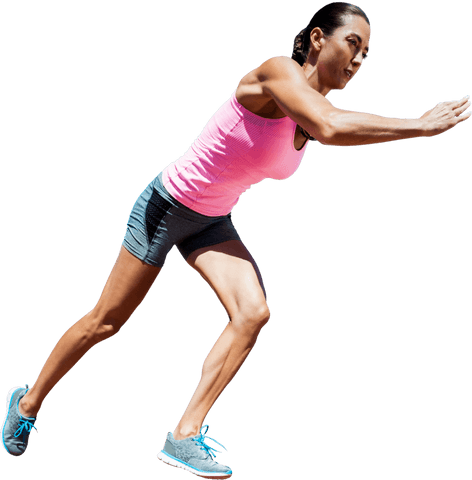transparent silhouette of female runner in athletic action pose - Download Free Stock Videos Pikwizard.com