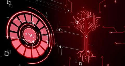 Futuristic circuit integration on digital interface