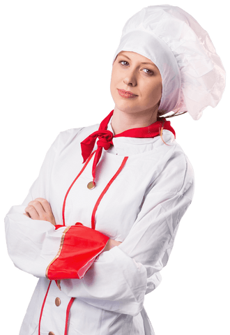 confident chef in uniform standing with arms crossed transparent - Download Free Stock Videos Pikwizard.com