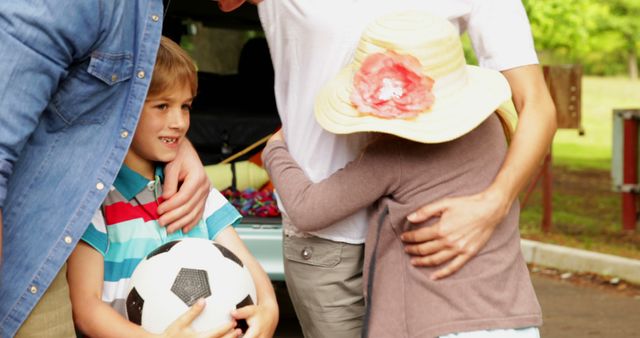 Families Bonding During Soccer Practice Outdoors - Download Free Stock Images Pikwizard.com