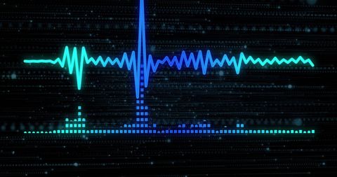Dynamic Financial Data Waves in Digital Cyber World - Download Free Stock Images Pikwizard.com