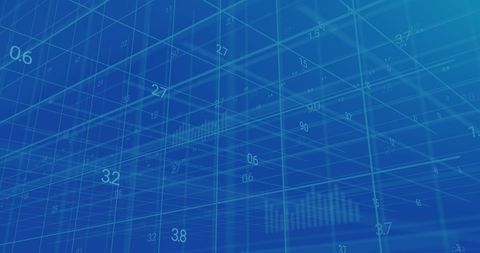 digital financial data over blue abstract background - Download Free Stock Images Pikwizard.com