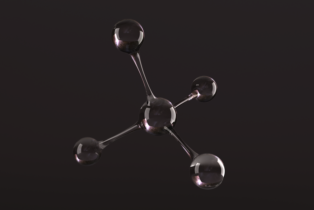 Transparent Molecular Structure Display with Dark Background - Download Free Stock Videos Pikwizard.com