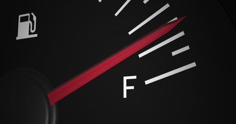 Close-Up of Car Fuel Gauge Indicating Full Tank - Download Free Stock Images Pikwizard.com