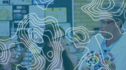 Innovative Science Class with Engaged Schoolchildren and Teacher