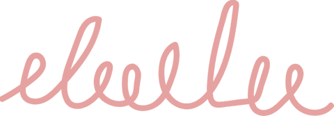 Decorative pink cursive loops on transparent background