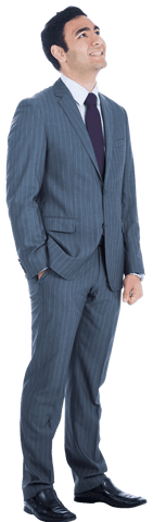 transparent biracial businessman in suit looking upward - Download Free Stock Videos Pikwizard.com