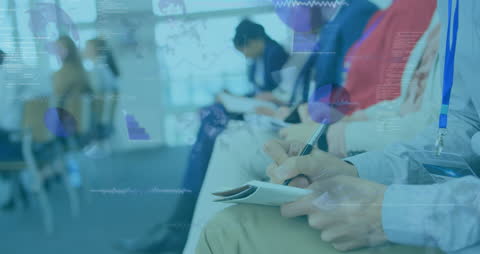 Businessman Analyzing Data in Modern Virtual Interface Environment