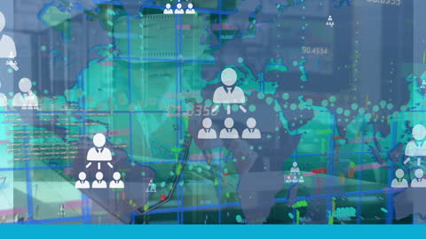 Global Financial Analysis and Technology Concept