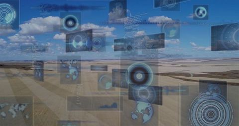 Futuristic technology and augmented reality in agricultural landscape