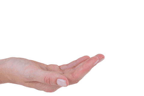 Outstretched Hand on Transparent Background for Greeting Concepts - Download Free Stock Videos Pikwizard.com