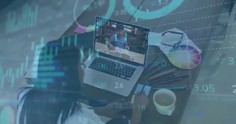 Teacher Launching Finance Tutorial for Interactive Learning