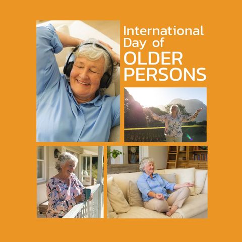 Celebration of International Day of Older Persons with Joyful Senior Women