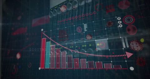 Digital Interface Displaying Global Network Data and Security Elements - Download Free Stock Images Pikwizard.com