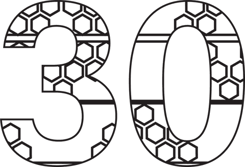 transparent black 30 number with hexagon pattern design - Download Free Stock Videos Pikwizard.com
