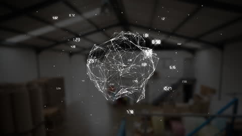 Digital Network Overlay in Industrial Warehouse Environment