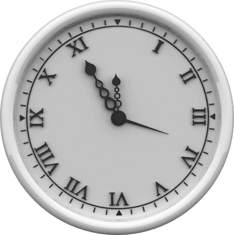Transparent White Clock Icon Without Number 12 - Download Free Stock Videos Pikwizard.com