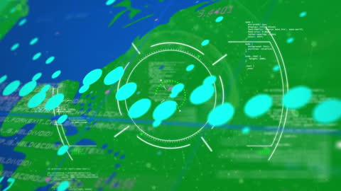 Dynamic Digital Data Visualization over World Map