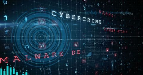 Digital Interface Displaying Cybersecurity Threats - Download Free Stock Images Pikwizard.com