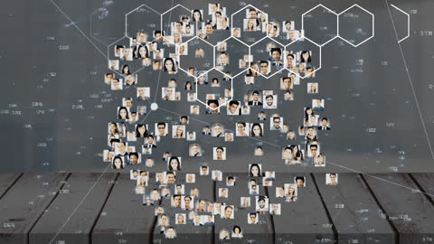 Global Networking and Digital Connections Concept