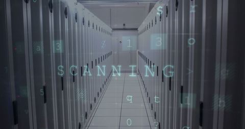 Cybersecurity Threat Concept in Modern Server Room - Download Free Stock Images Pikwizard.com