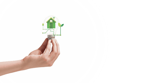 transparent hand holding green energy eco light bulb concept - Download Free Stock Videos Pikwizard.com