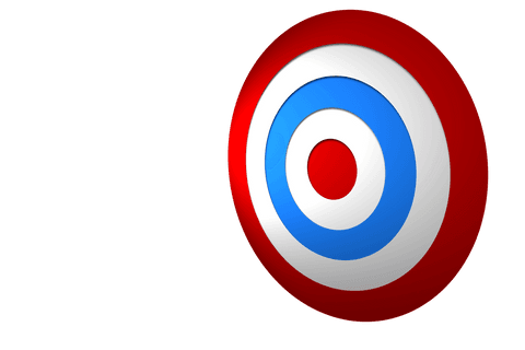 Digital Red and Blue Target Shield on Transparent Background - Download Free Stock Videos Pikwizard.com