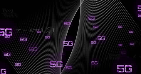 Innovative 5G Network Concept with Digital Data Patterns