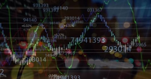Abstract Patterns of Stock Market Financial Data Graphs